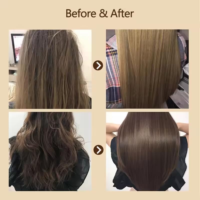 Complete Moisturizing Protein Brazilian Ultimate Hair Repair Kit- Salon‑Quality Enriched with Argan, Keratin, Collagen & Jojoba. Frizz Control, Revive Silky Hair. (Care Ampoules 1box) - Image 4